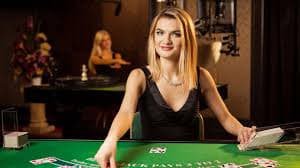 Live dealer baccarat table streaming at jilipark 311